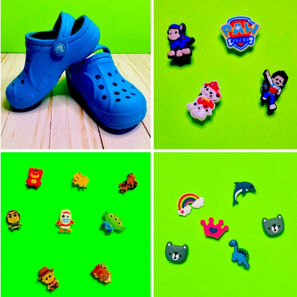 CROC 🐊 Dual Comfort Shoe and Charm Bundle